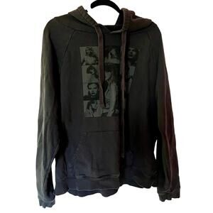 Taylor Swift Eras Oversized Hoodie Dark Grey SZ XL
